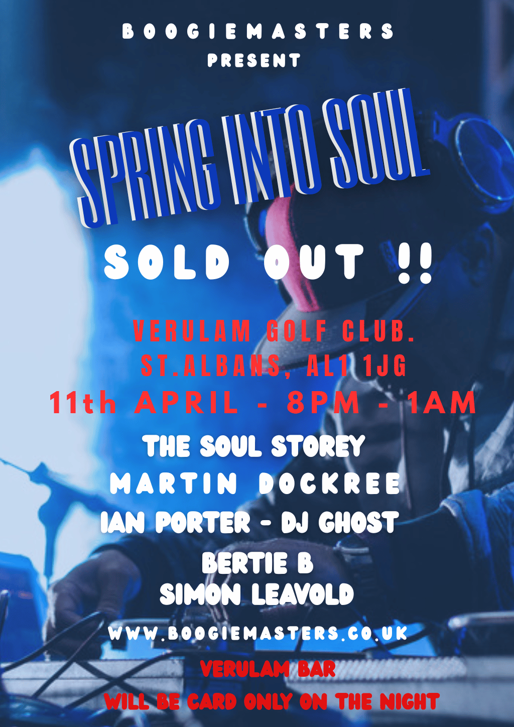 Spring in to Soul April 11th 2026